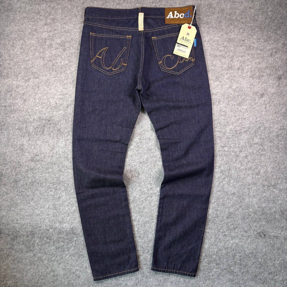 Advisory Board Crystals Abcd Slim Fit Jean Rinse Indigo Denim Made in Italy 32